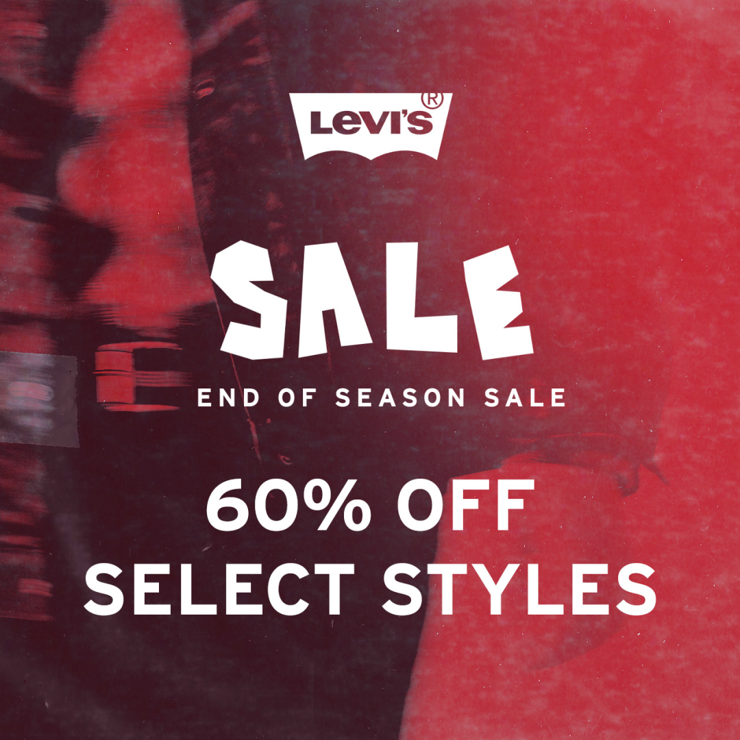 60% off select styles